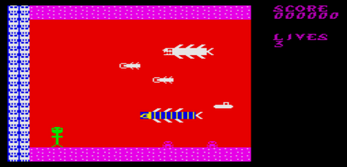 Alien planet underwater research sea of horror -ZX Spectrum-