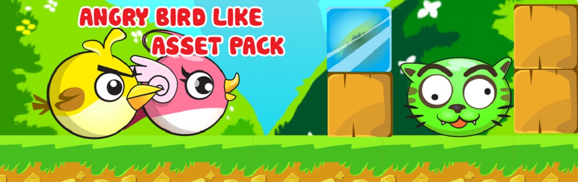 Angry Bird Like Asset Pack