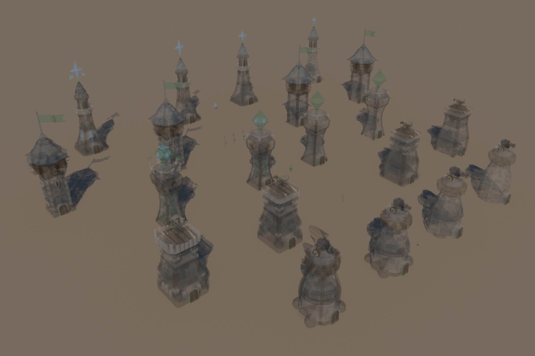 Tower Defense Pack - Low Poly 3D Art, 3D Fantasy