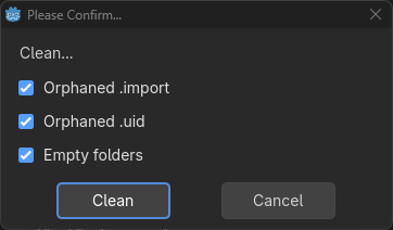 Screenshot 3 for Godot Resource Cleaner