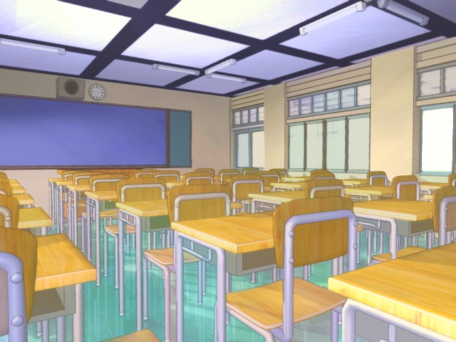 japanese high school classroom