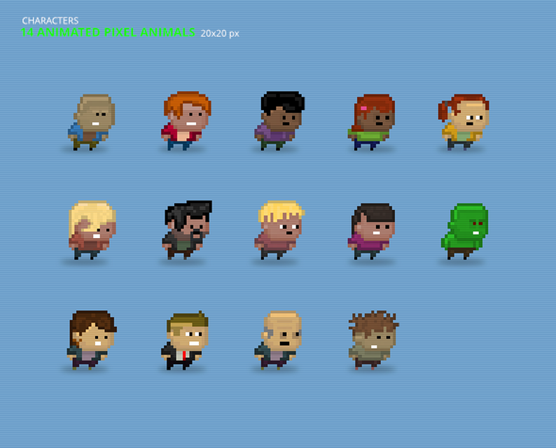 Human Sprite Sheet by Goblin Portal