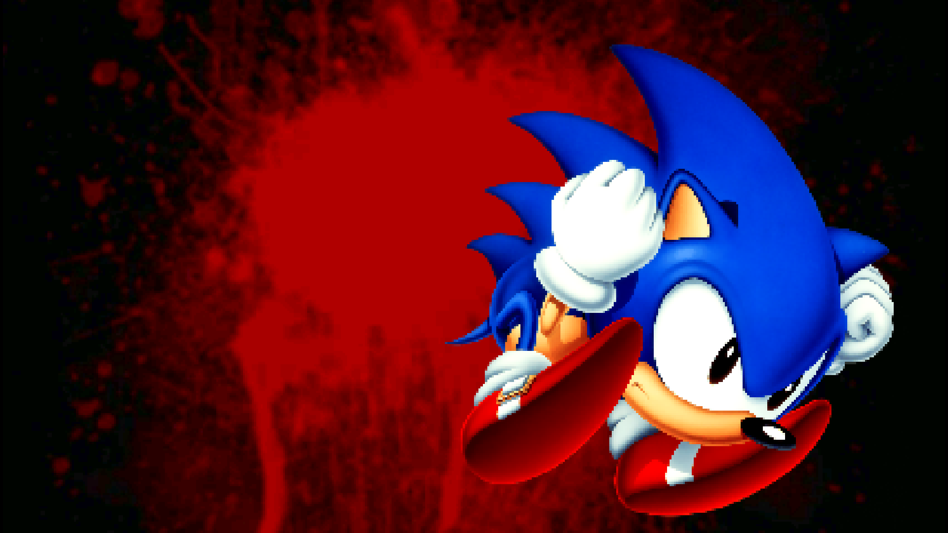 Download Dive into the exciting world of the Sonic Exe game Wallpaper
