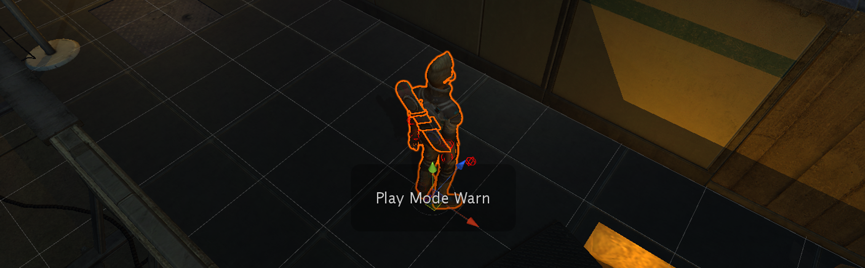 Play-Mode Warn for Unity