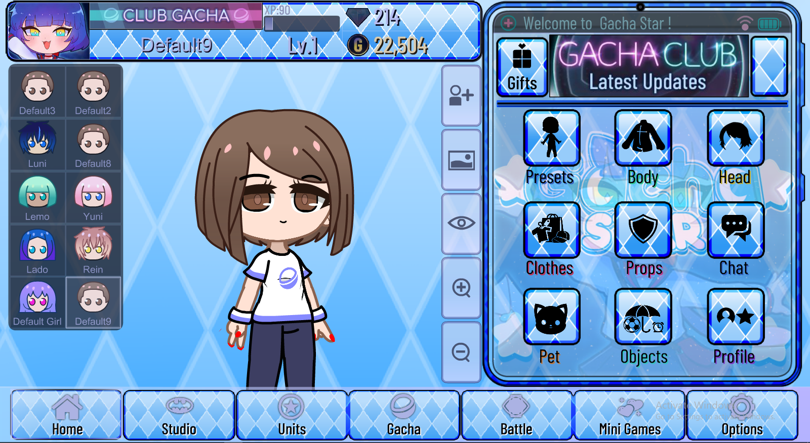 Gacha Star 2.0 **FRONT FACING OPTION** 