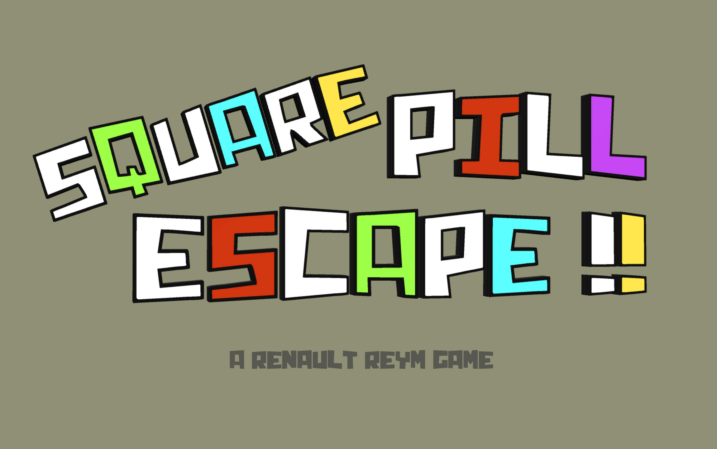 SQUARE PILL ESCAPE !!