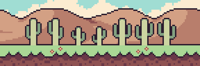 Google Dinosaur Clone Game Assets by Toronja