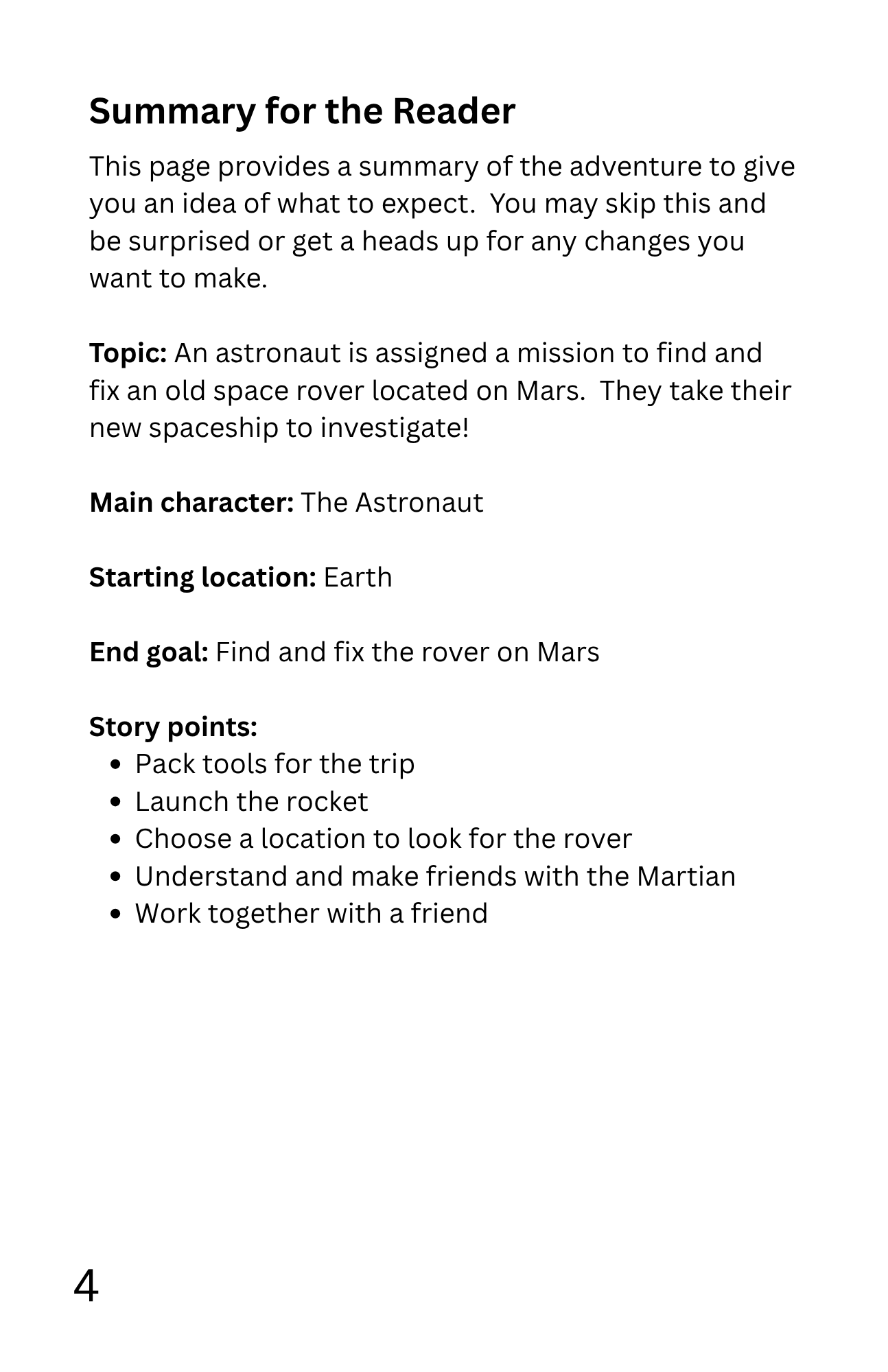 Screenshot 3 for StoryGuider: Mars Rover Rescue!