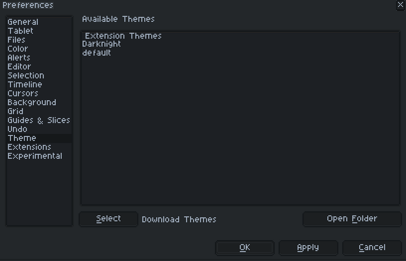 aseprite themes aseprite themes