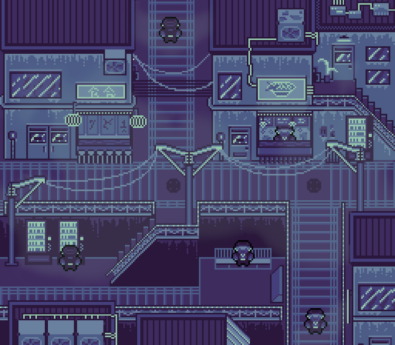 Cyberpunk City Asset-Pack by rafazcruz