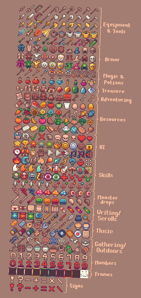 RPG Icon pack by Franuka