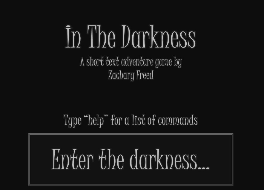 In The Darkness