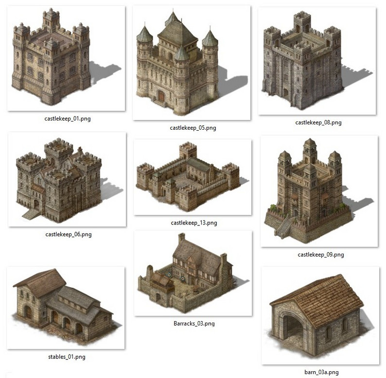 Isometric Realm - Medieval Buildings by jpcu