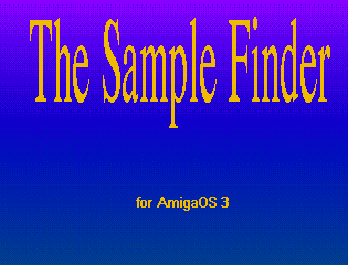 The Sample Finder