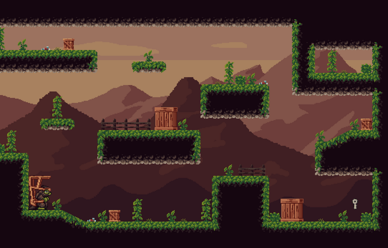 Eden Platforms - 2D platformer Tile Map by Zipix