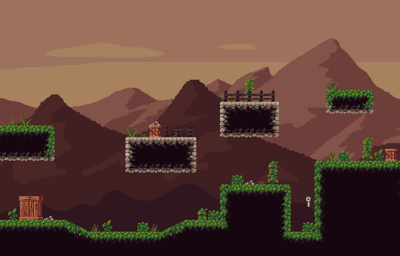 Eden Platforms - 2D platformer Tile Map by Zipix