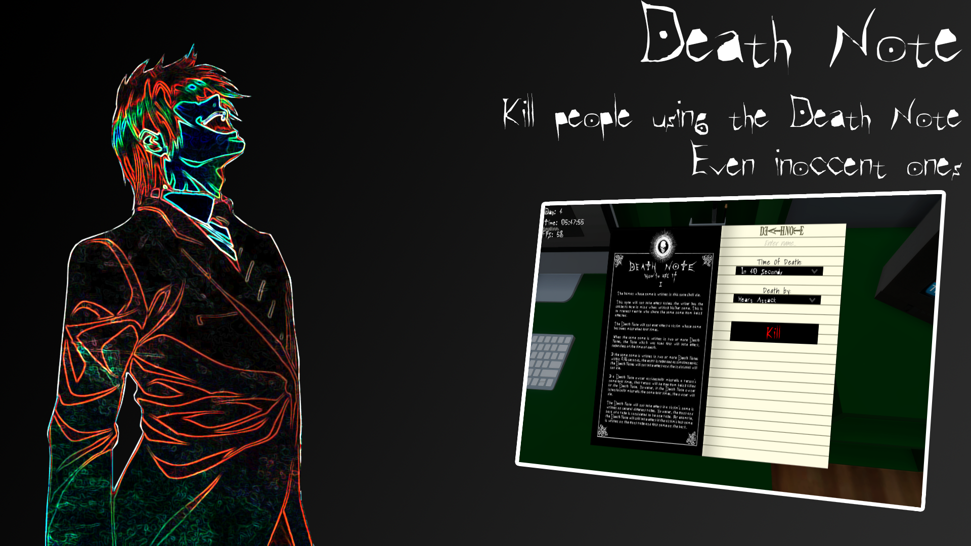 Death Note: The Game 3D By Skullleeep