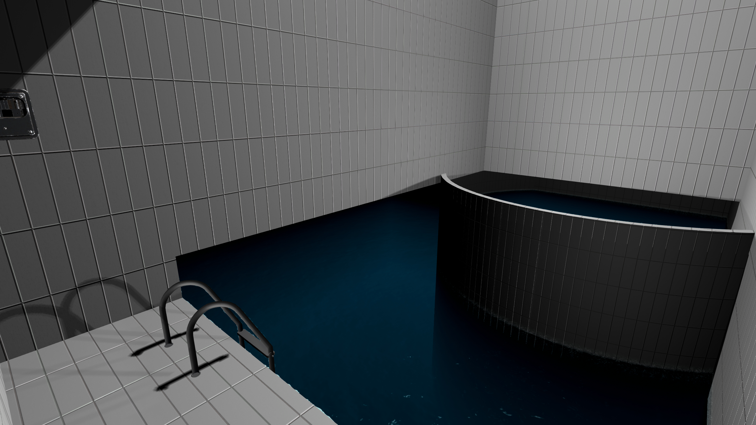 an a part of my liminal space game in roblox, this part looks like the new  part of poolrooms. : r/backrooms