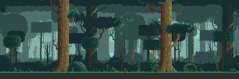 Pixel art Forest by edermunizz