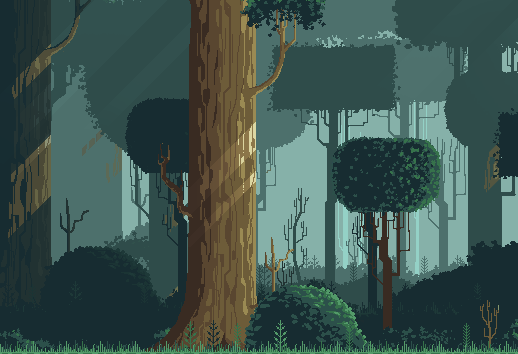 Free Pixel Art Pack - Tiny Forest by SlowDevelopment