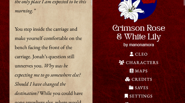 CRWL - UI Update and Fixes - Crimson Rose & White Lily by manonamora