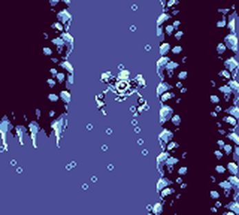 Skippy the bot, a Metroid-Vania created for the series 35th