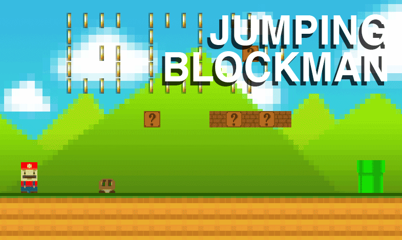 Jumping Blockman