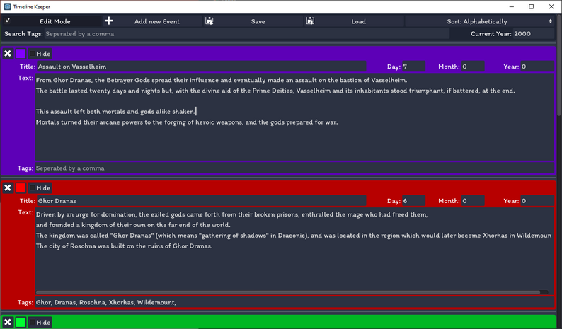 Timeline Keeper by MoonsPod