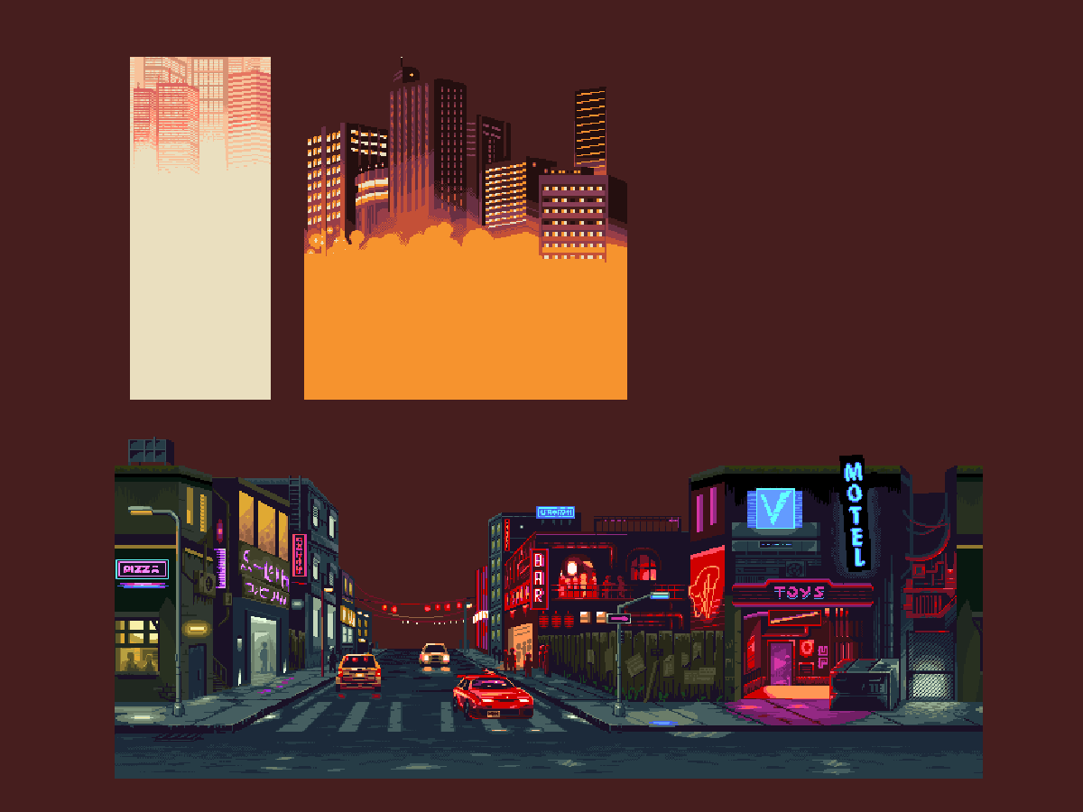 Cyberpunk GIF - Cyberpunk - Discover & Share GIFs  Cool pixel art, Pixel  art background, Pixel art design