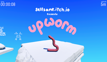 upworm title screen