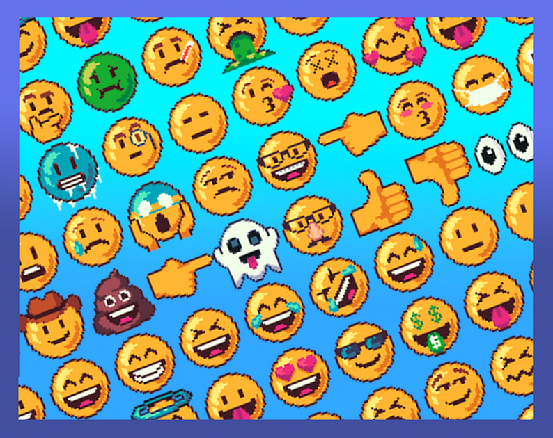 Pixel Emoji Collection Icon Pack 32x32 (90+ icons) by Kazzter