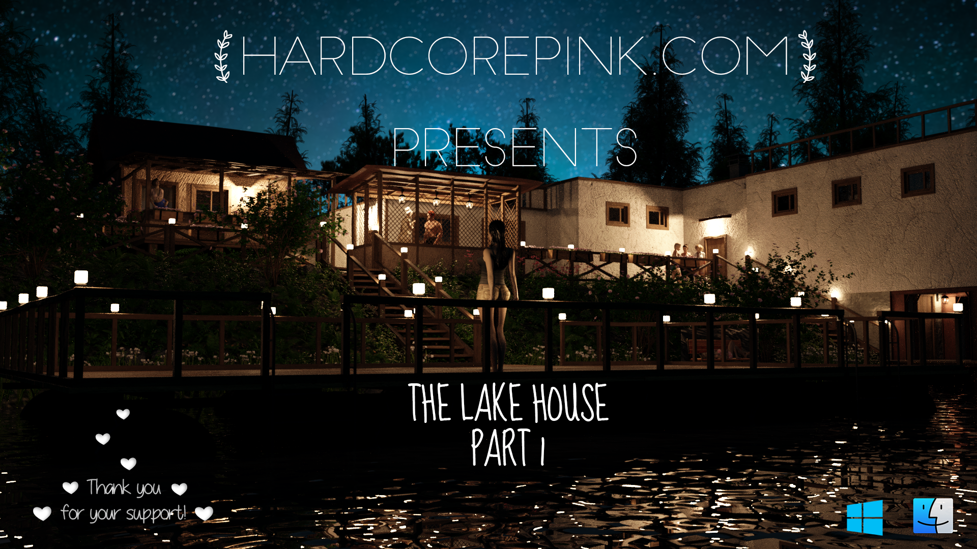 Hardcore Pink - The Lake House Part 1 - Adult Comic (NSFW)