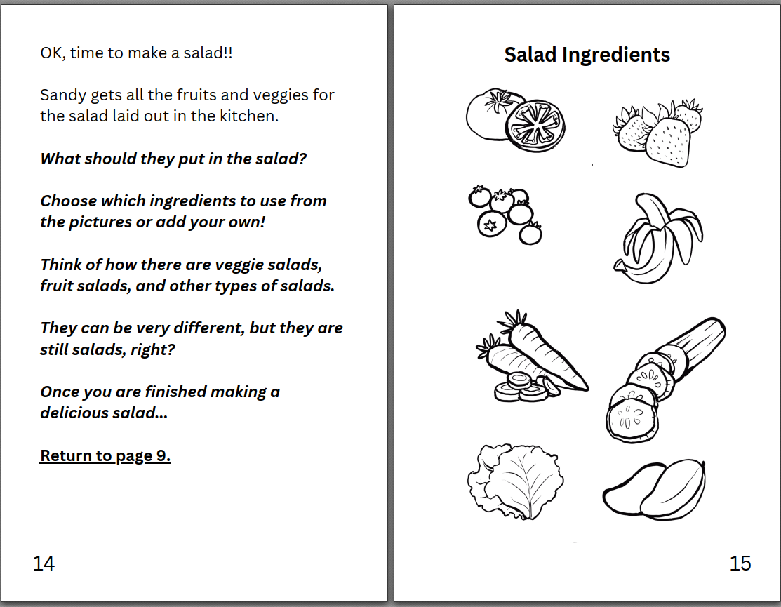 Screenshot 2 for StoryGuider: Sandy's Friendship Feast!