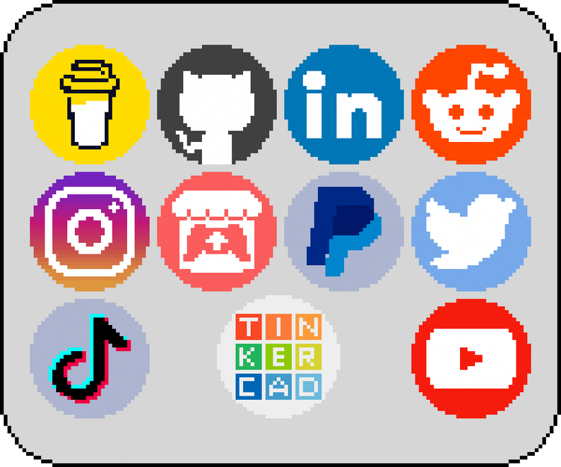 Social Media - Pixel Art by Mónica P. Arroyo