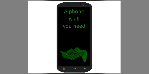 Cover image for A phone is all you need