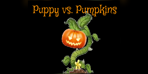 Cover image for Puppy vs. Pumpkins