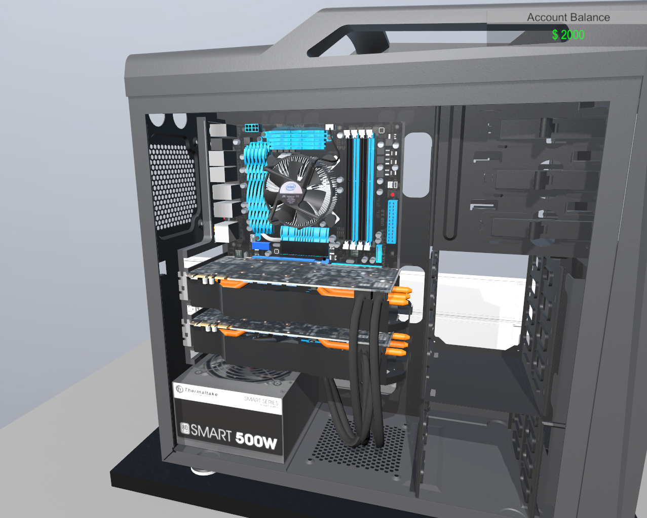 Pc building simulator как поставить 2 видеокарты