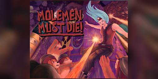 Cover image for Molemen Must Die!