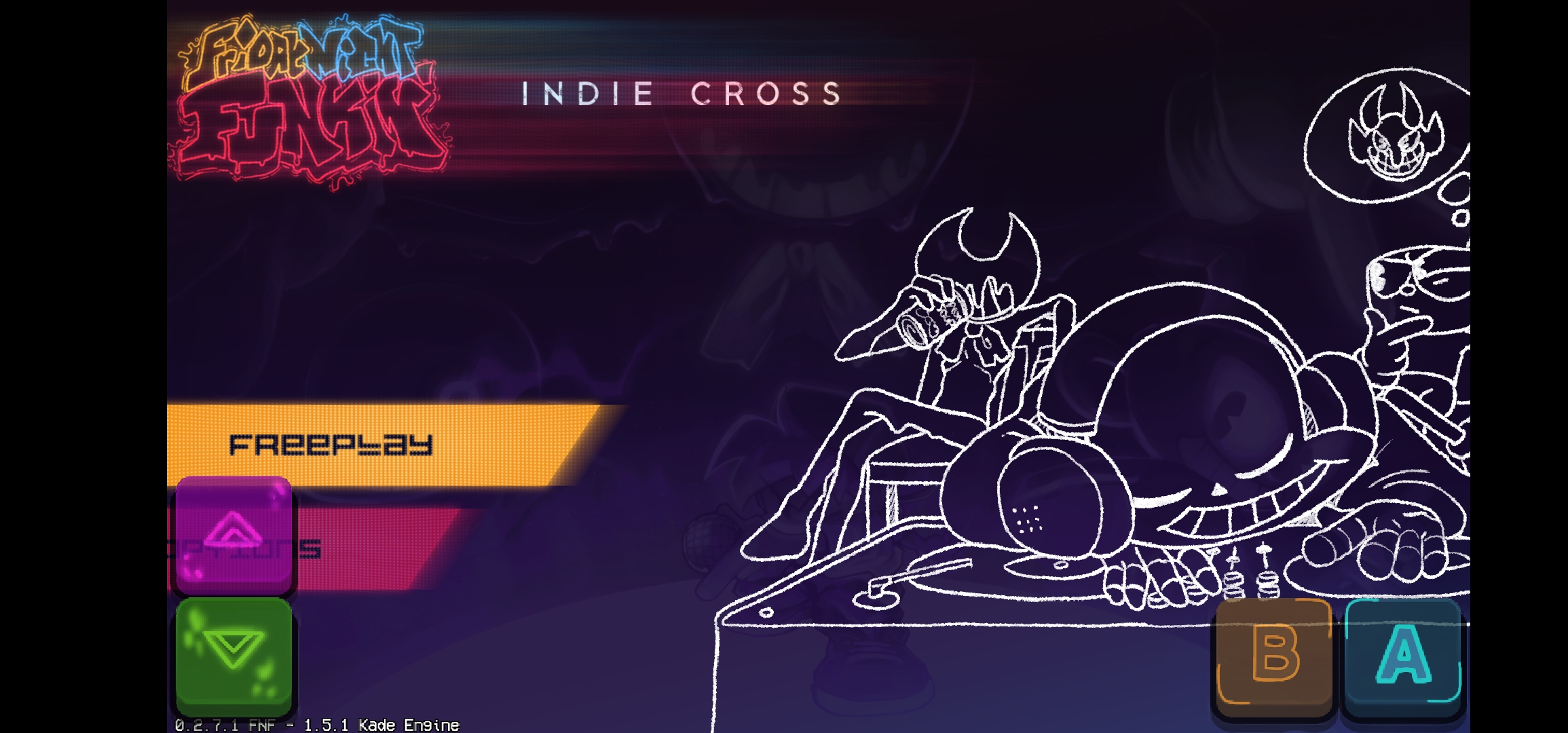 FNF VS Indie Cross - Crossed Out Optimizado para Android (Apk