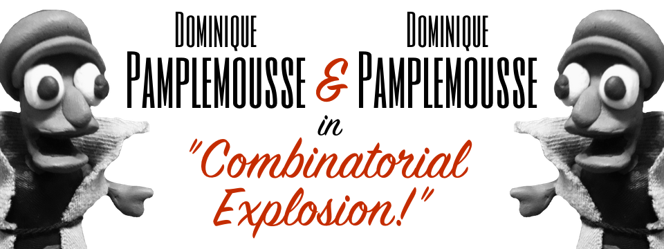 Dominique Pamplemousse and Dominique Pamplemousse in "Combinatorial Explosion!"