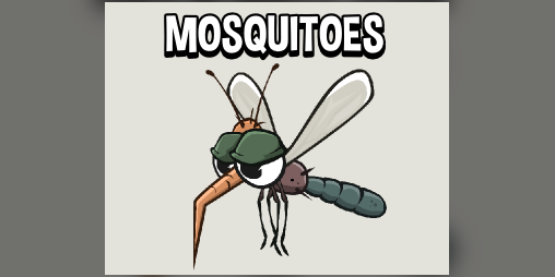 Animated mosquitoes by Robert Brooks - gamedeveloperstudio.com