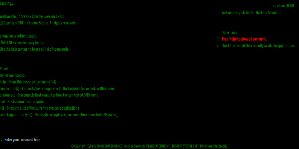 hAckNES - Hacking Simulator by Cyberus Studio