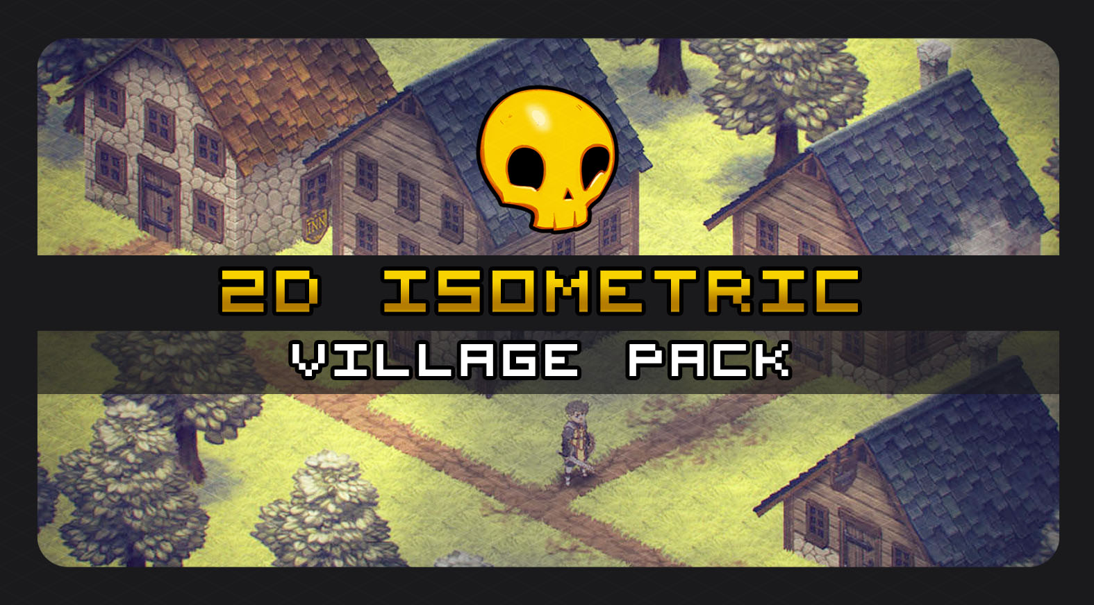 2D Isometric Village Tile Pack