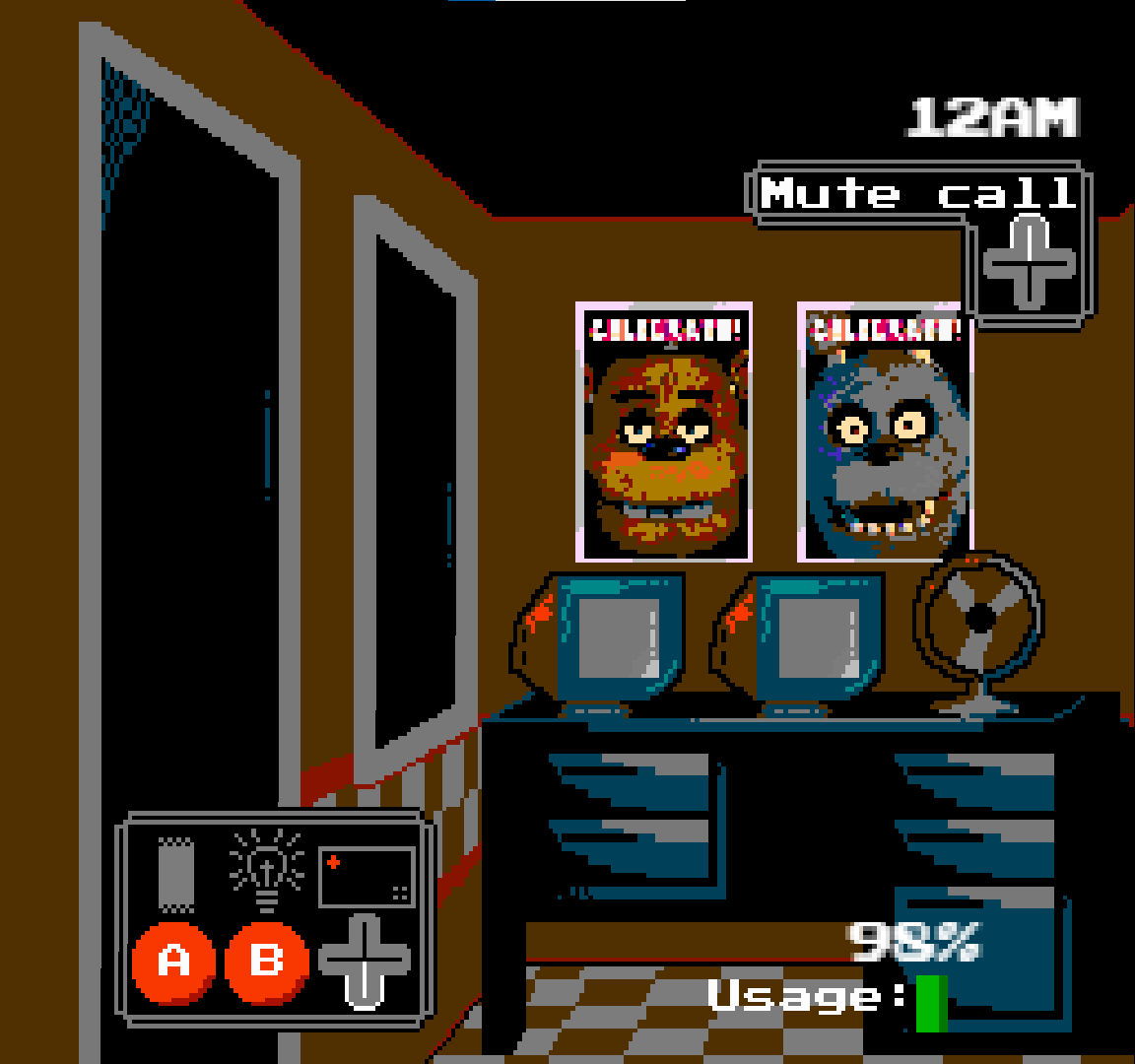 FNAF 1 but in the NES : r/fivenightsatfreddys