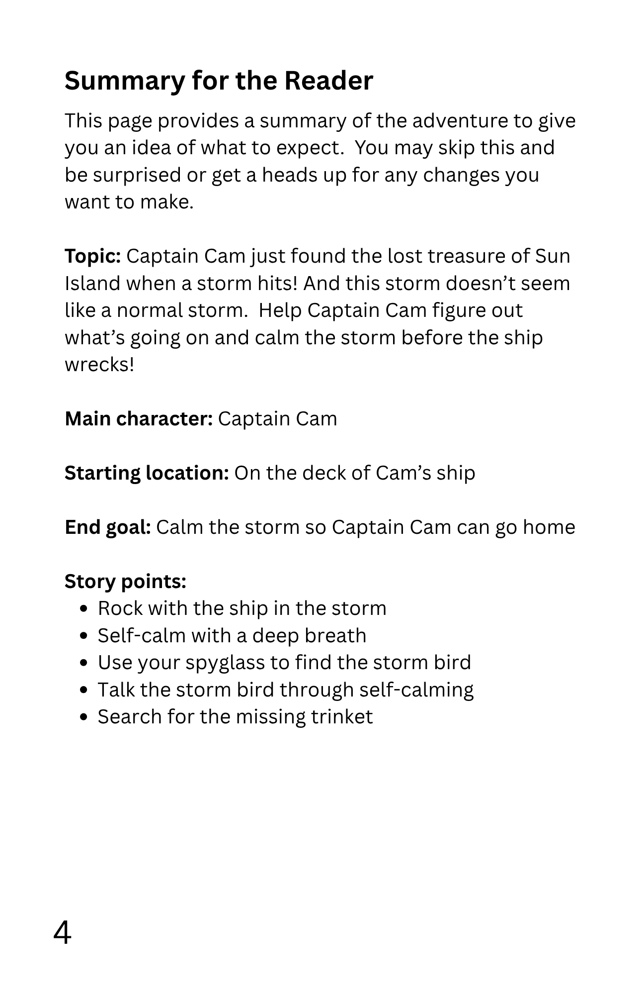Screenshot 3 for StoryGuider: Calm the Storm
