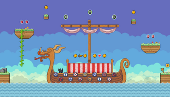 Viking fantasy tileset pixel art game asset - Viking fantasy tileset ...