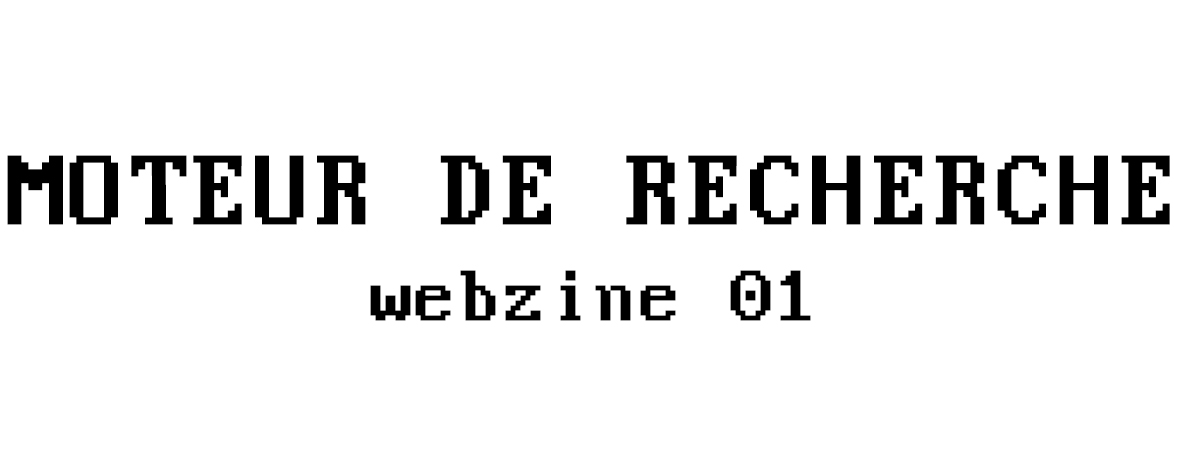Moteur De Recherche - Webzine 01