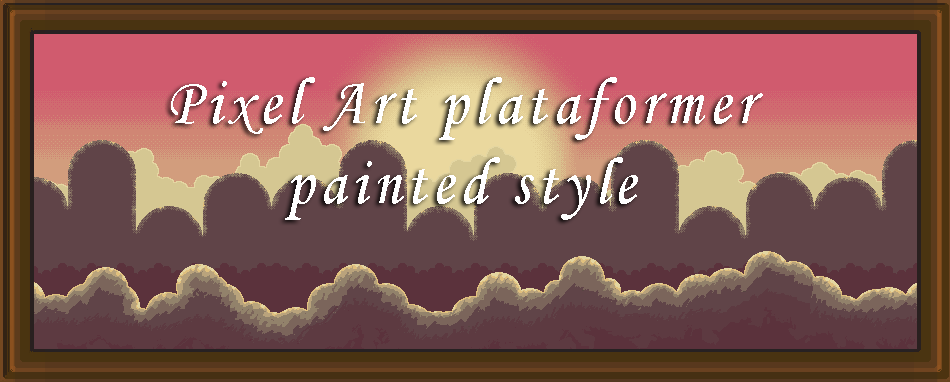 Pixel Art Platformer Painted Style