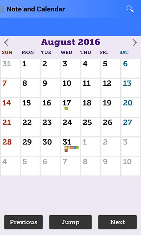 Simple Note and Calendar by osthoro