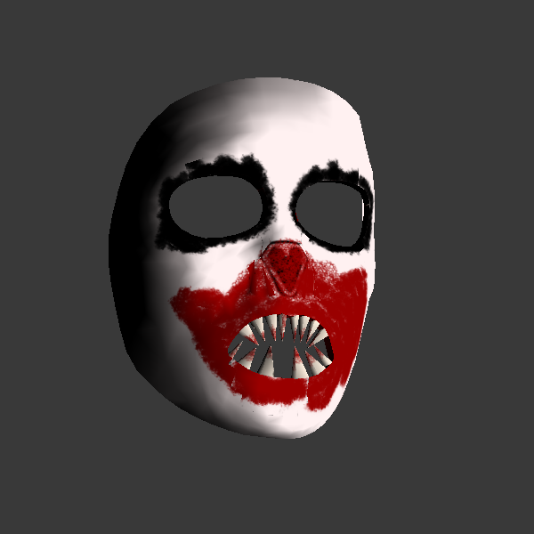 Horror Clown 3D Mask